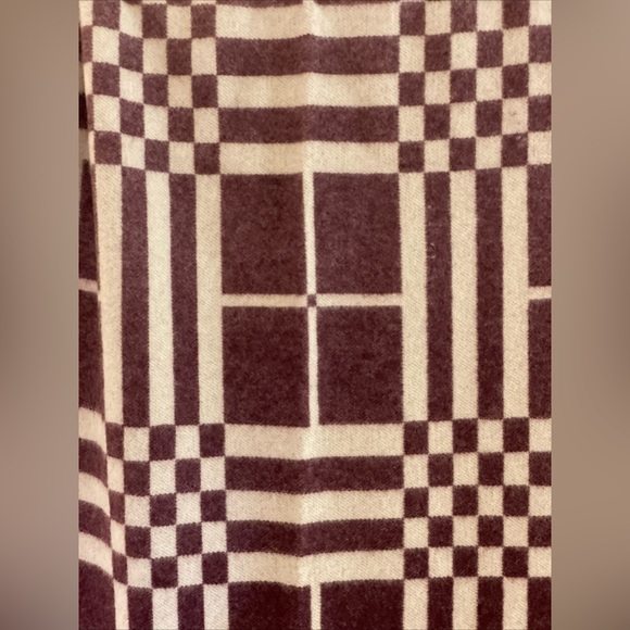 Burberry OMBRE CASHMERE CHECK JACQUARD SCARF 79”x 18” MADE IN ITALY VGC! - Picture 12 of 13